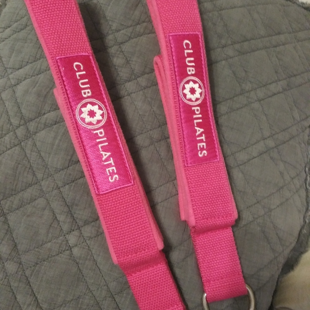 Pink Club Pilates Reformer Double Hand Strap